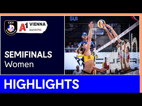 Betschart/Hüberli (SUI) vs. Borger/Sude (GER) Highlights - #EuroBeachVolley
