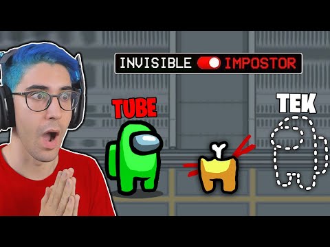 AMONG US ma USO LE HACK dell' INVISIBILITA' ! (NON MI HANNO TROVATO)