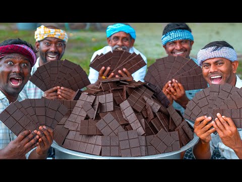 CHOCOLATE MILKSHAKE | Dark Chocolate Milkshake Recipe in American Village | Healthy Summer Drink