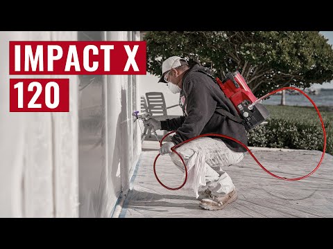 Impact X 120 18V – maximum freedom of movement thanks to backpack format