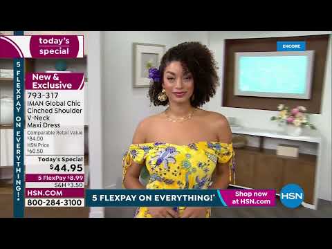 HSN | IMAN Global Chic Fashions 05.14.2022 - 02 AM