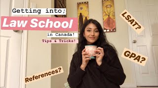 LAW SCHOOL | APPLYING to LAW SCHOOL in CANADA! Tips & Tricks