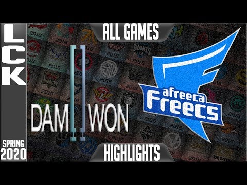 DWG vs AF Highlights ALL GAMES | LCK Spring 2020 W4D4 | Damwon Gaming vs Afreeca Freecs