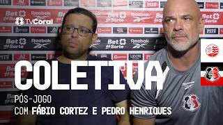 TV Coral - Coletiva pós-jogo com Pedro Henriques e Fábio Cortez - Náutico 2x0 Santa Cruz - PE 2026