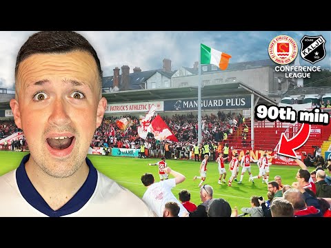 Absolute SCENES as St Patricks Athletic WIN in Europe 🔥