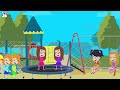 Barry Fran Calvin And Sofie Pushes Penelope And Everly Off The Swing