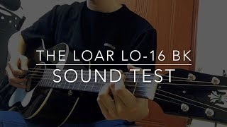 Video thumbnail for The Loar LO-16 sound test by DK Joshua (김대국)
