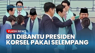 Momen Hangat Presiden Korsel Bantu Prabowo Pakai Selempang hingga Dekati Xi Jinping Salaman