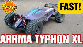 RC CAR ARMMA TYPHON XL 1/7 RIP AND BASH