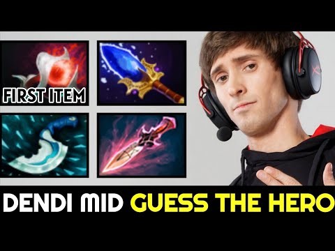 DENDI Mid First Item Orchid — Guess The Hero 7.28 Dota 2