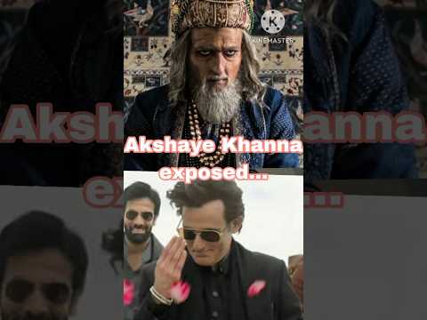 Akshaye Khanna exposed.Akshaye Khanna become attitude king🤬. #movie #akshayekhanna #shortsfeed