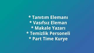 Günlük para veren iş ilanları - elemanonline.org
