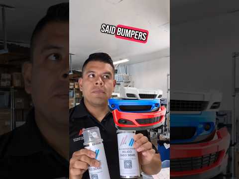 Part of a video titled How Many Spray Cans Do You Need for Your Car? (Bumper ... - YouTube