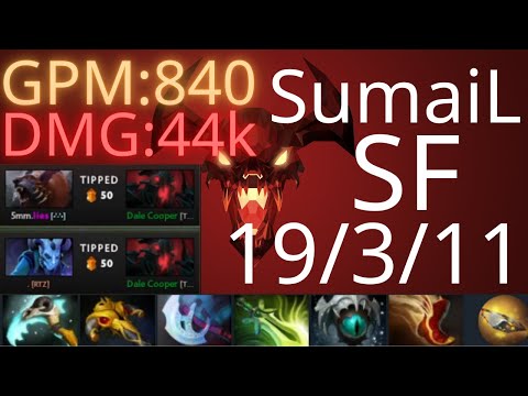 SumaiL Shadow Fiend vs OD, Ursa, Pangolier - not eul, blink but Shadow Blade - dota2