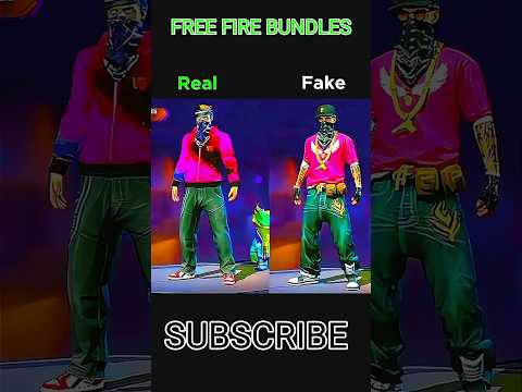 Real Hip Hop Bundle Vs Fake #shorts #freefire