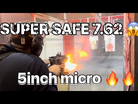 MY 5 INCH 7.62 AR GOES CRAZY WITH SUPER SAFETY *Must see* #arpistol #legallydangerous #5inch #draco