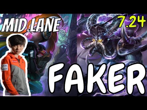 FAKER Zoe Vs Kassadin Mid Stream Gameplay Season 8