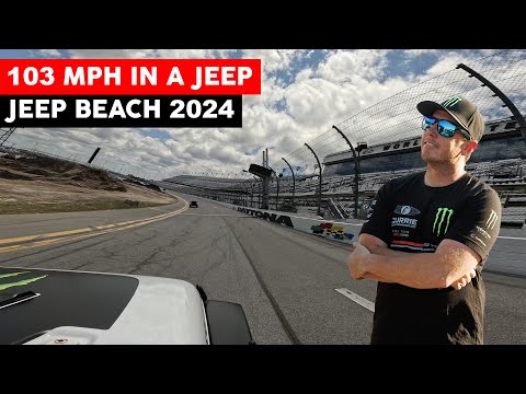103MPH IN JEEPS ON DAYTONA SPEEDWAY, DRIFT JEEP, AND BEACHES! | JEEP BEACH 2024 | CASEY CURRIE VLOG
