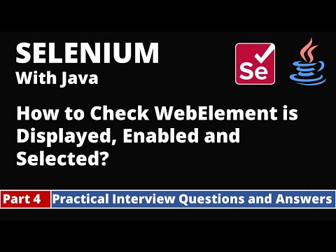 Part1 Selenium with Java Tutorial Practical Interview Questions and Answers Selenium WebDriver