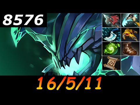 Dota 2 Outworld Devourer 8576 MMR 16/5/11 (Kills/Deaths/Assists) Ranked Full Gameplay