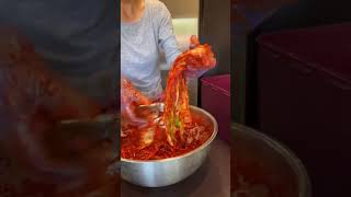 Making Kimchi Part 4/4: Final Step! #koreanfood #kimchi #recipe