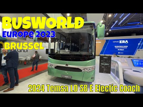 2024 Temsa LD SB E Electic Coach - Interior And Exterior - Busworld Europe 2023 Brussel
