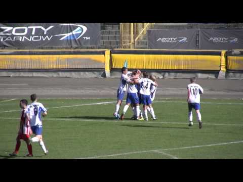 Unia Tarnów - Tarnovia Tarnów (gol Igor Ślęzak, Unia)