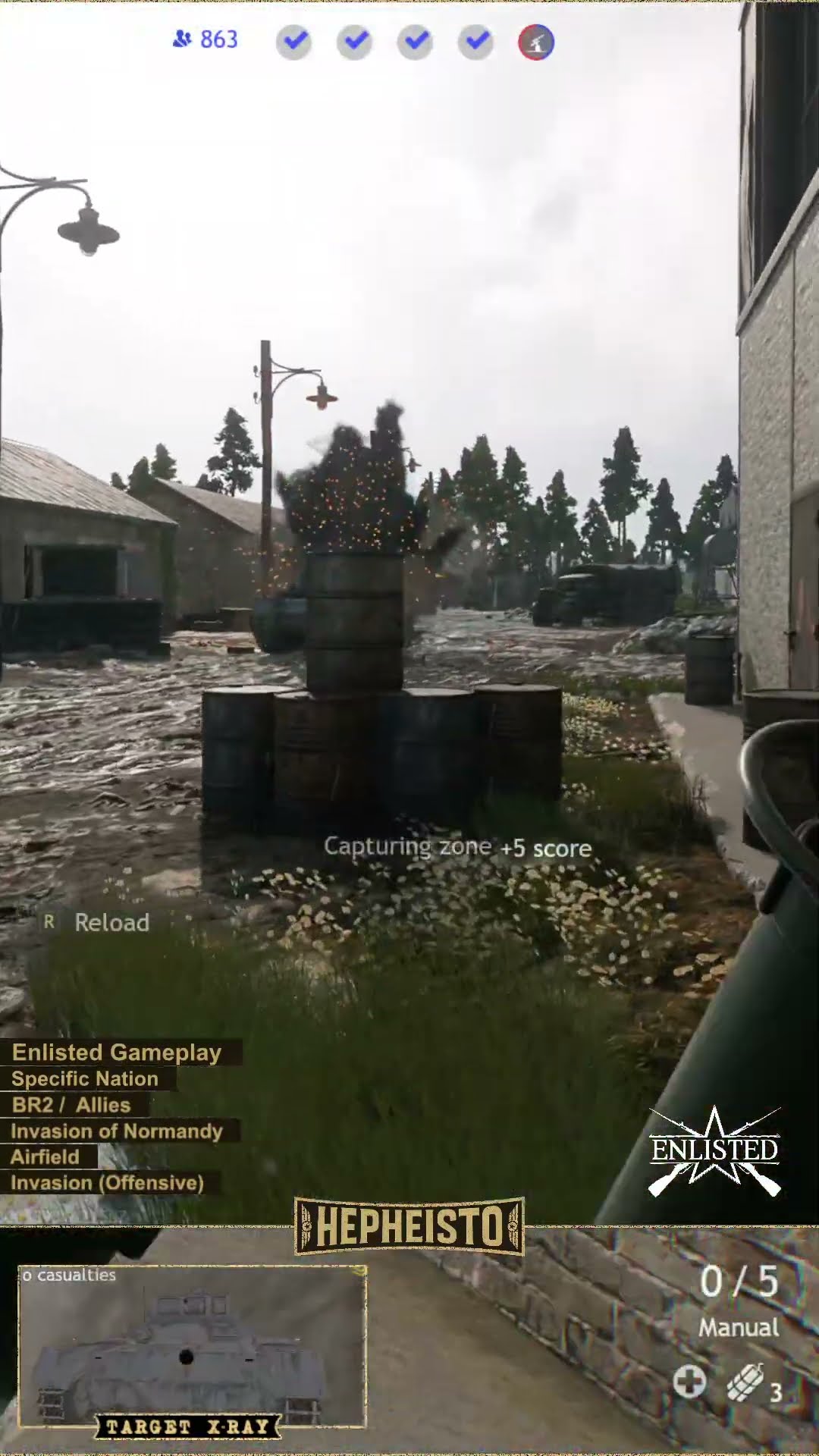 Anti Tank Gunner eliminates Panzer III B with M1 Bazooka