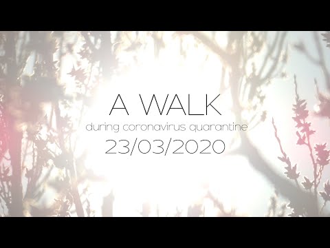 when you want to have a walk on quarantine.... 23/03/2020