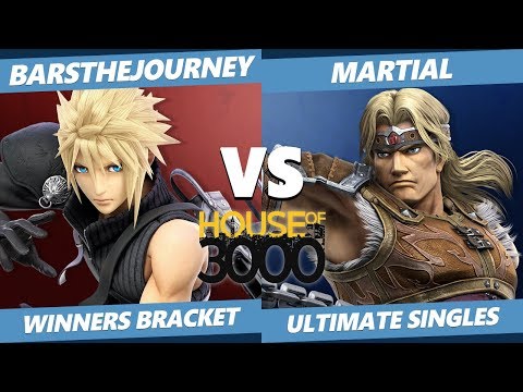 Smash Ultimate Tournament - BarsTheJourney (Cloud) Vs. Martial (Simon) SSBU Xeno 159 Winners Bracket