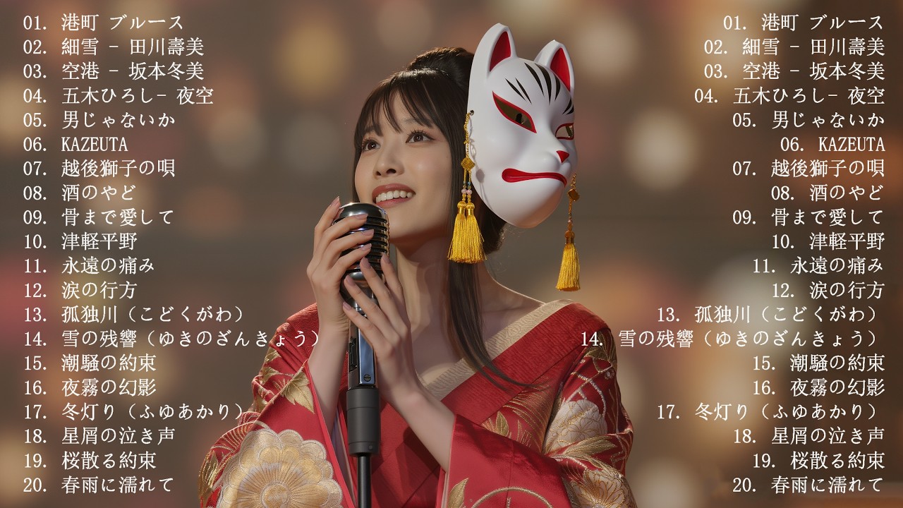 日本演歌 の名曲 メドレー😍🔊 古き良き演歌が奏でる、心の奥の懐かしい恋🙏Enka's Musical memories