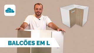 Construindo balcões em L no Cortecloud
