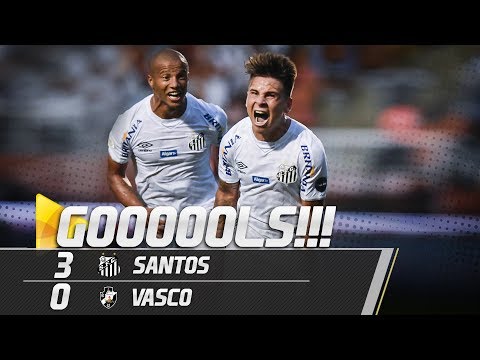 SANTOS 3 X 0 VASCO | GOLS | BRASILEIRÃO (12/05/19)