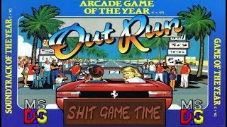 SHIT GAME TIME: OUTRUN (DOS - Contains Swearing and immense laughter!)