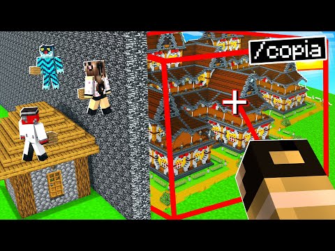 HO IMBROGLIATO DI NASCOSTO NELLA SFIDA CASA CONTRO CASA SU MINECRAFT!!