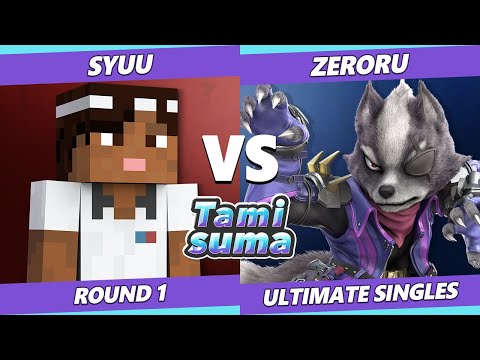 TAMISUMA 202 SSBU - Syuu (Steve) Vs. Zeroru (Wolf) Smash Ultimate Round 1