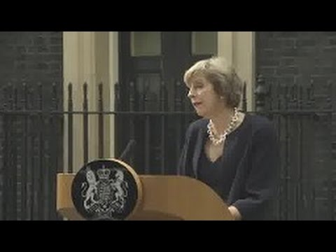 WATCH: Theresa May's first speech as UK Prime Minister