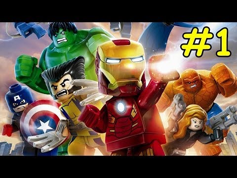 LEGO Marvel Superheroes Walkthrough Part 1 Sand Central Station