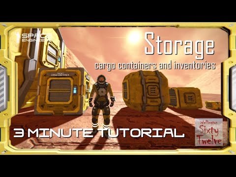 Storage - Space Engineers 3 Minute Tutorial