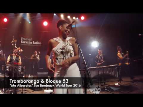 Tromboranga & Bloque 53 live "Me alborotas" en vivo en Bordeaux, Festival Corazon Latino