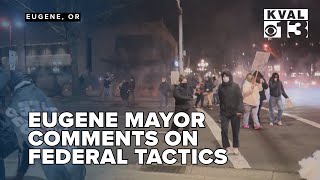 Eugene mayor condemns federal tactics after protestors clash with agents during vigil