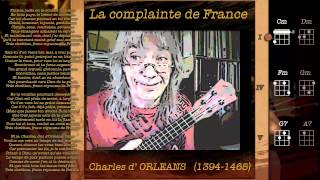 La complainte de France (Charles d'Orléans) - Atelier Chanson MJC