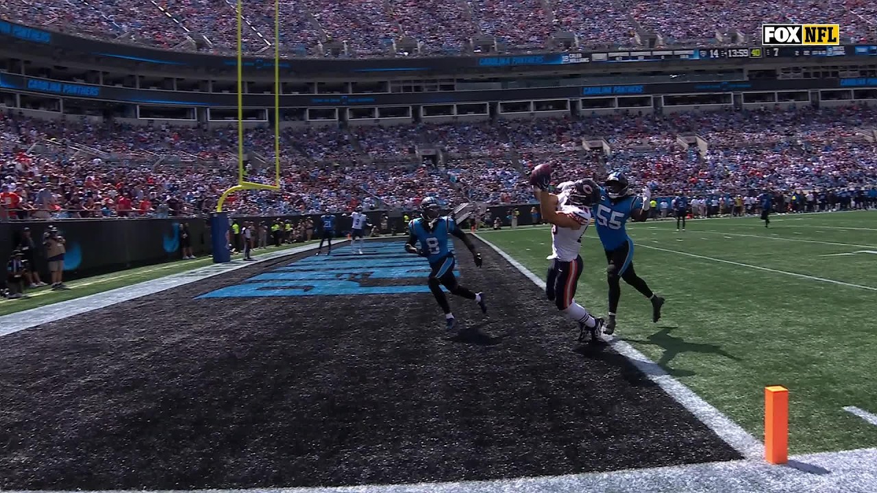 Caleb Williams DOT to Cole Kmet for the Touchdown!