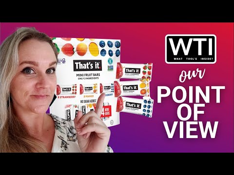 That's it Mini Fruit Bars - WTI product video review