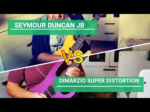 SEYMOUR DUNCAN JB vs DIMARZIO SUPER DISTORTION