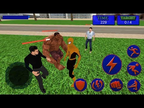 Flying Spider Superhero Avenger Battle #2 | Spider Hero Fight with Superheroes | Android GamePlay