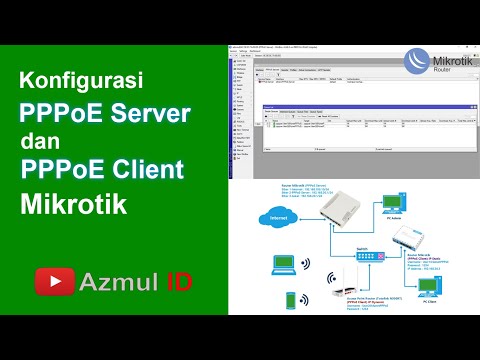 Cara Konfigurasi PPPoE Server dan PPPoE Client Mikrotik