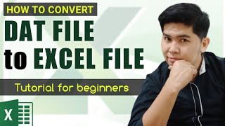 How to convert DAT file to EXCEL file