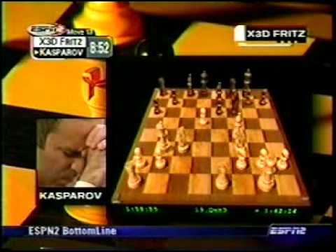 Kasparov vs X3D Fritz, Man vs Machine, Game 4 Part 1