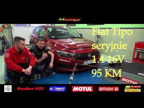 44tuning.pl Fiat Tipo 1.4 16V 95 KM - większa moc bez chip tuningu Stage 1 na 121 KM , to możliwe?